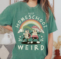 Keep Homeschool Weird (White Text) Tee