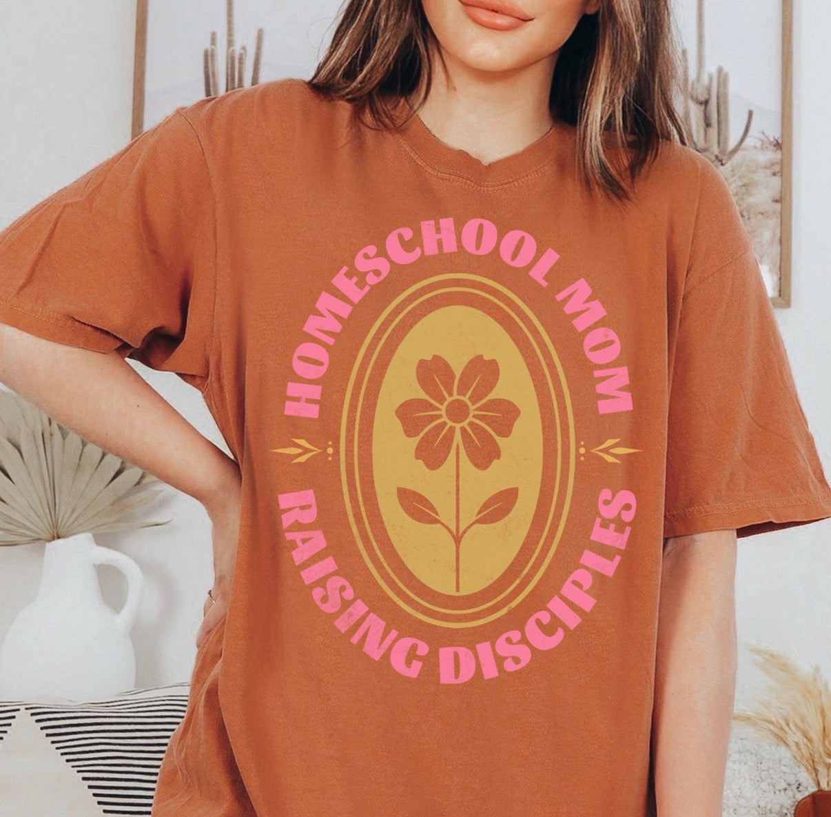 Homeschool Mom Raising Disciples Tee