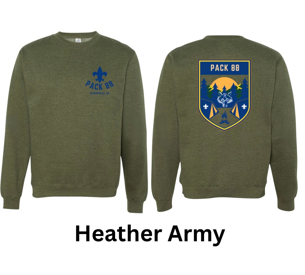 Pack 88 Adult Crewneck Sweatshirt