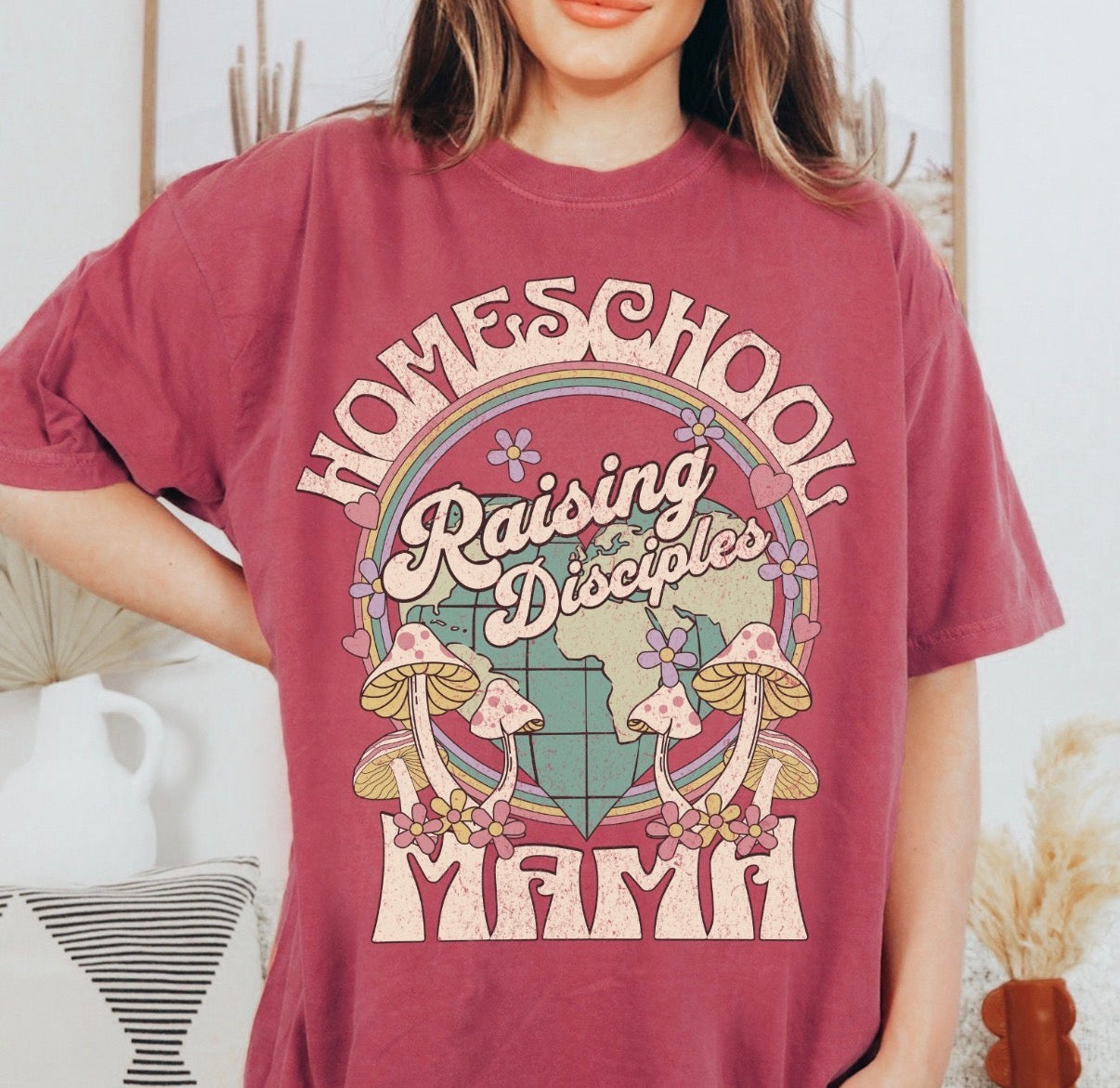 Homeschool Mama Raising Disciples Tee