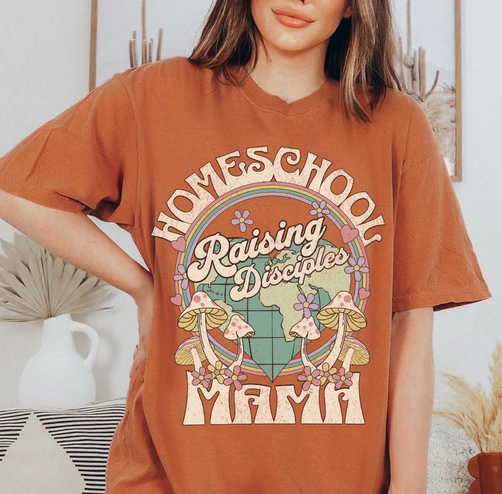 Homeschool Mama Raising Disciples Tee