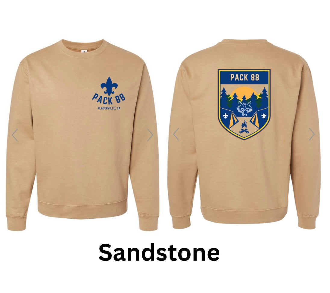 Pack 88 Adult Crewneck Sweatshirt