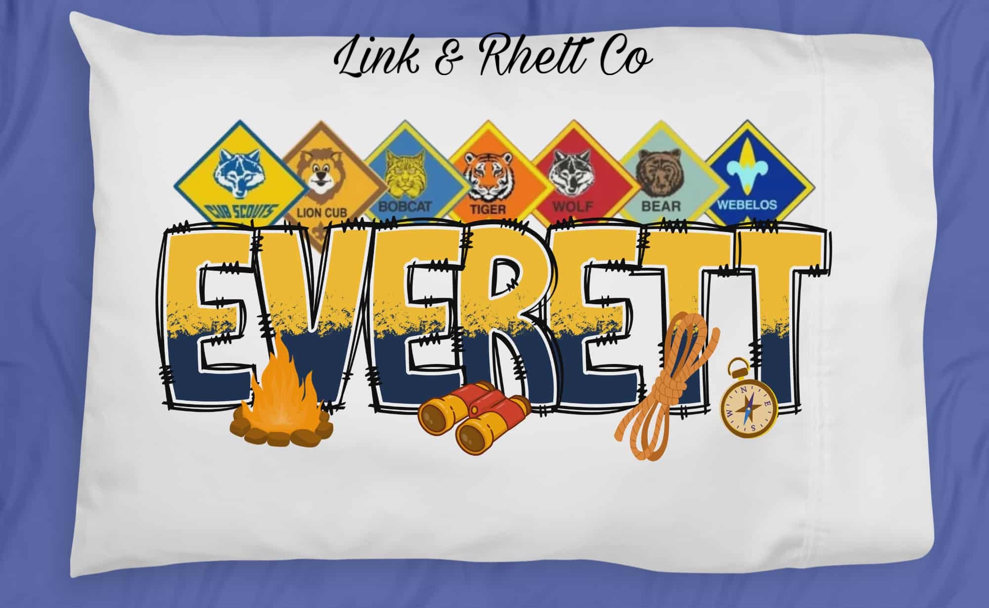 Cub Scouts Personalized Pillowcase