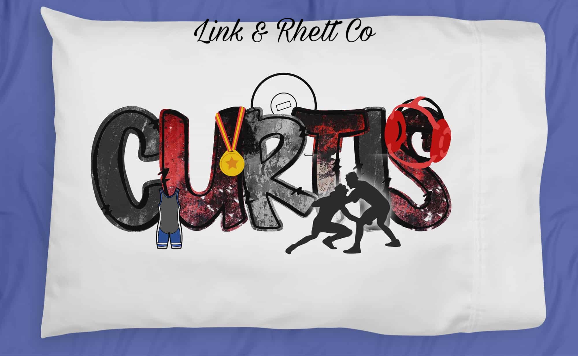 Wrestling Pillowcase