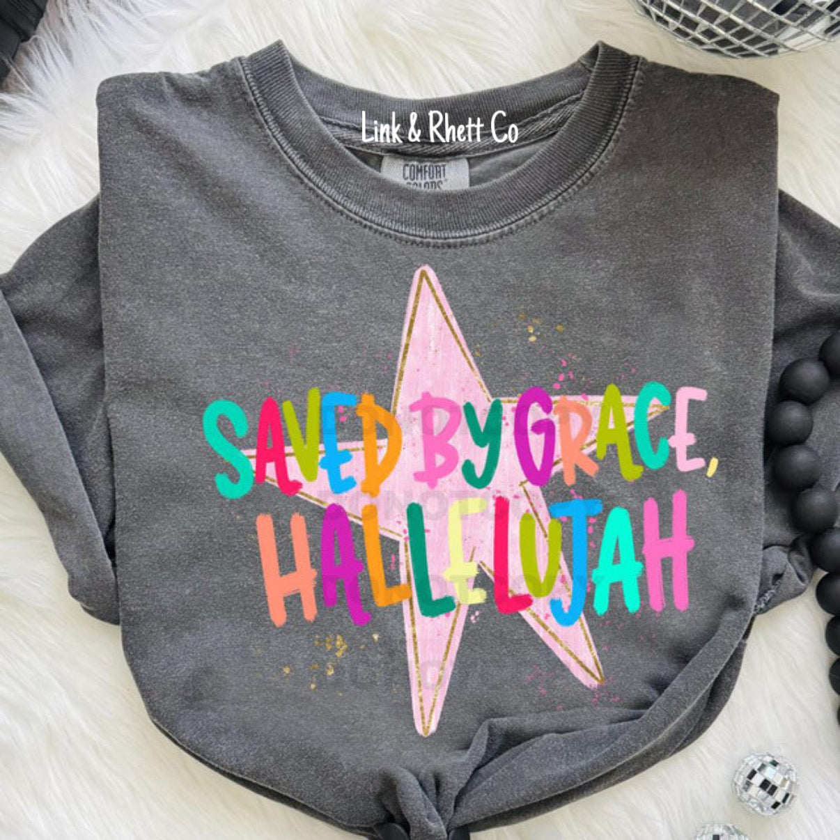 Saved By Grace Hallelujah Tee