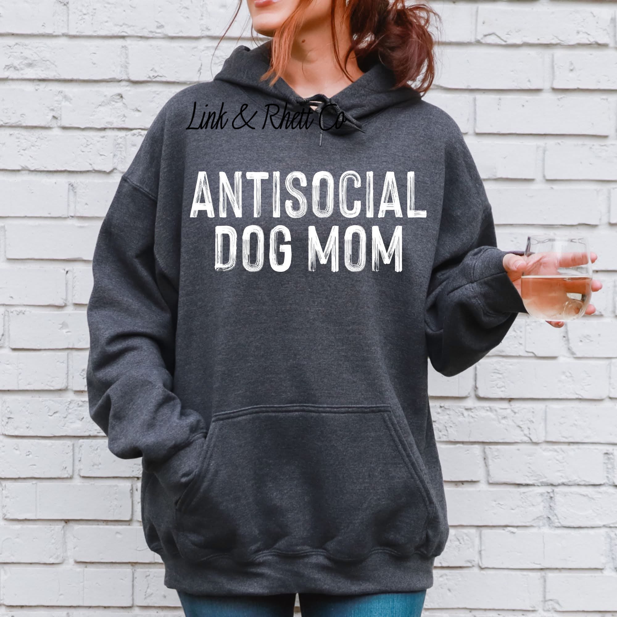Antisocial Dog Mom Hoodie
