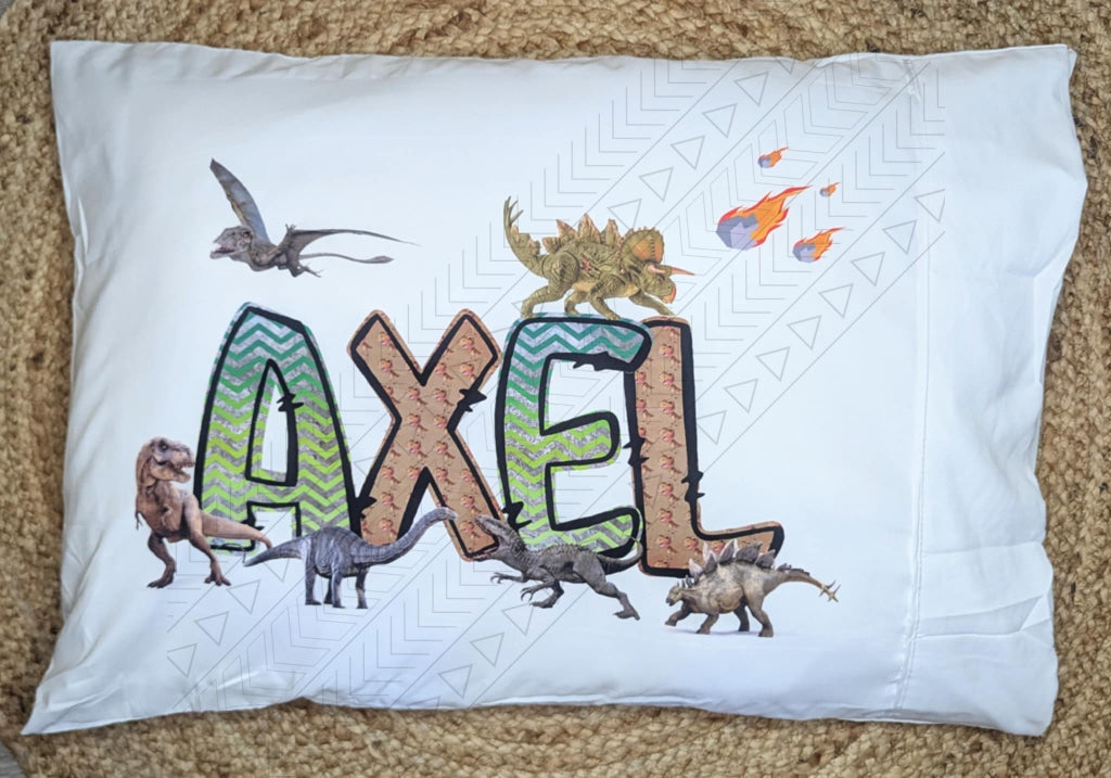 Boy Dino Pillowcase