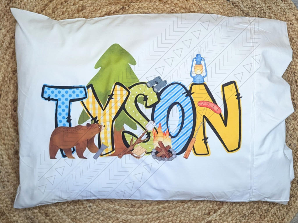 Camping Pillowcase Personalized Pillowcases