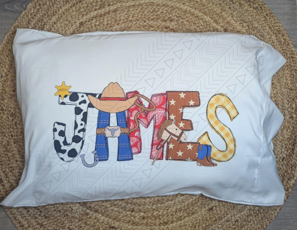 Cowboy/Girl Pillowcase