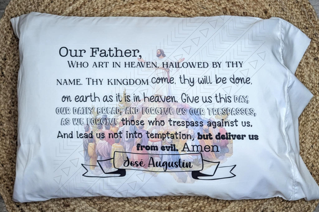 Lord’s Prayer Pillowcase Personalized Pillowcases