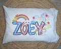 Rainbow Unicorn Pillowcase Personalized Pillowcases