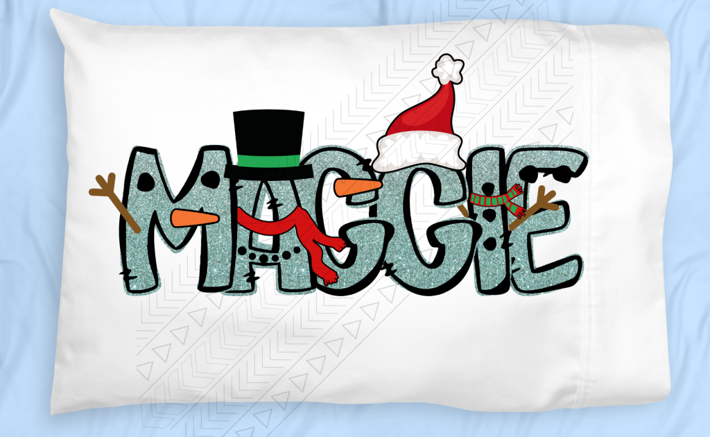 Snowman Pillowcase